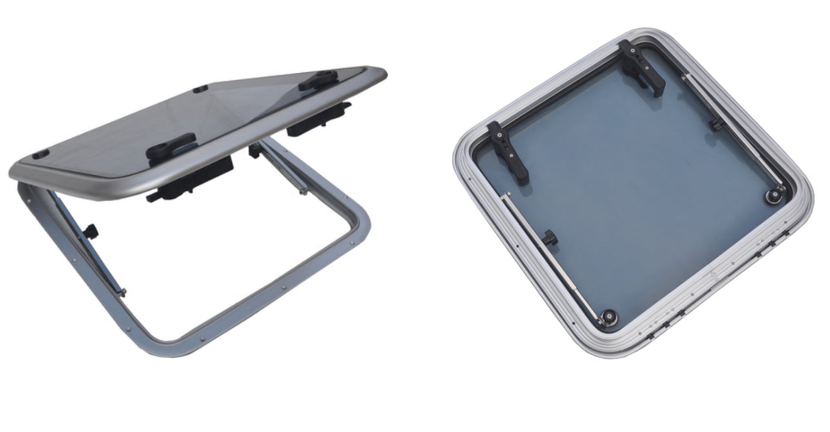 Aliuminio lydinio jūrinis liukas