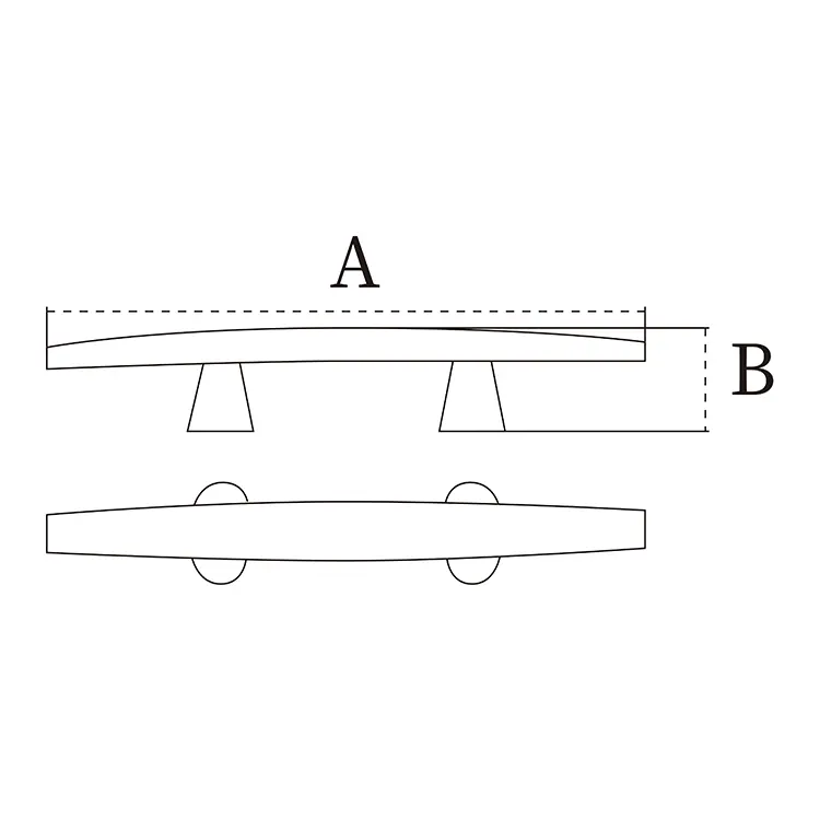 316 Stainless Steel Marine Split Bollard With Pin
